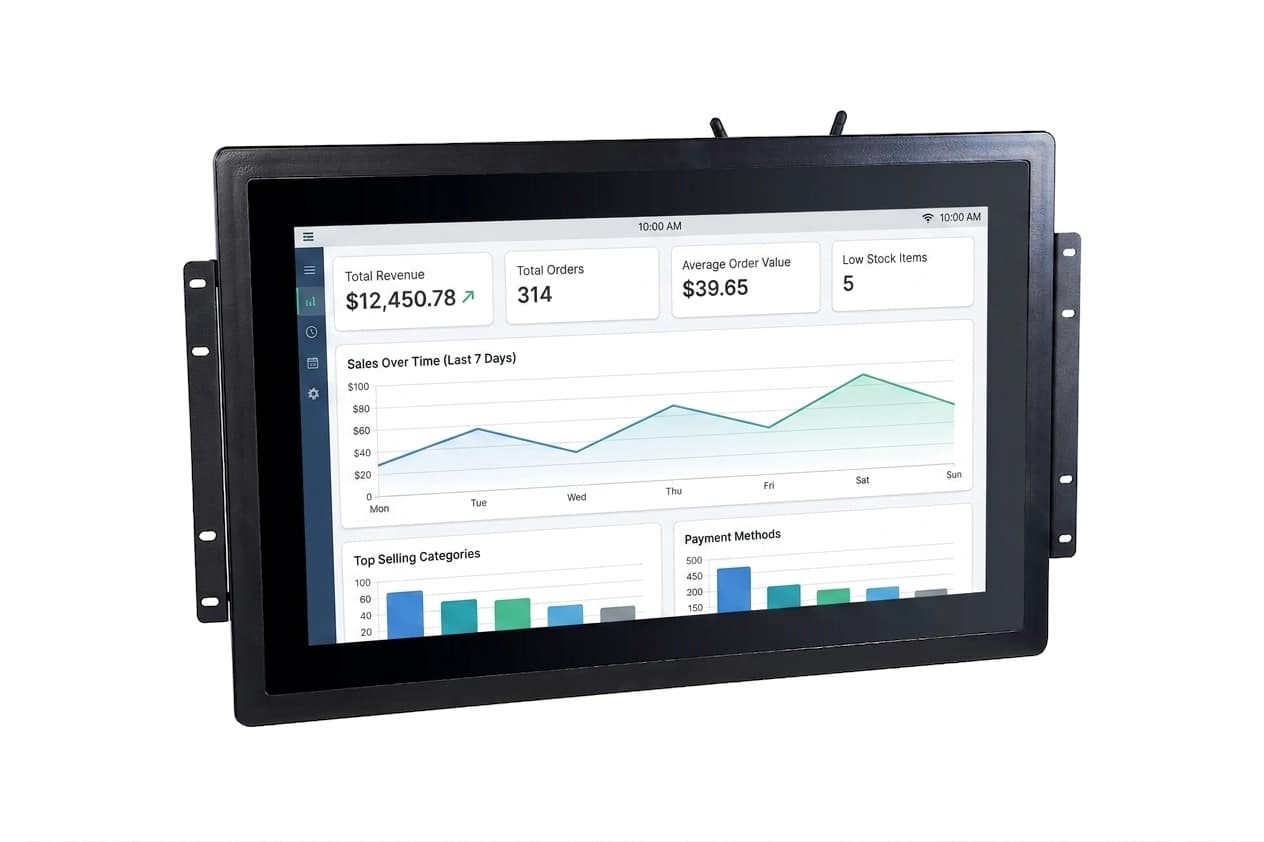 Quanmax PPC-1850M 18.5" Endüstriyel Panel PC J6412 8GB 256GB NVMe 7