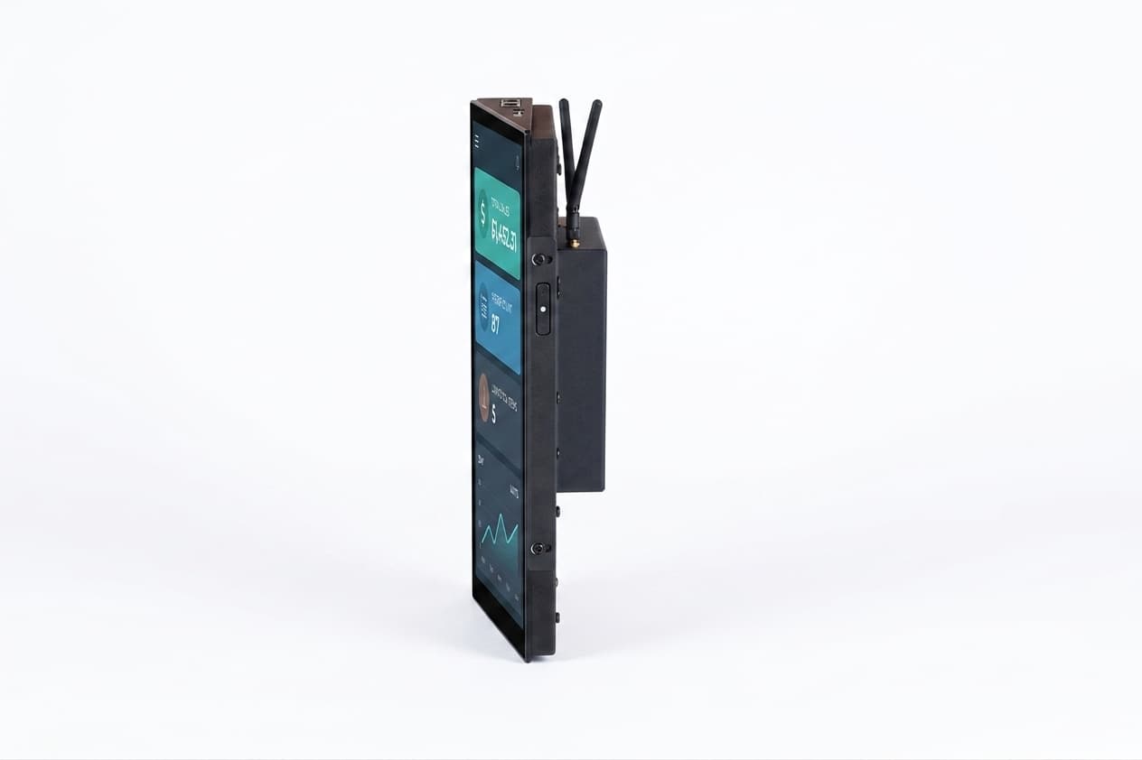 Quanmax 18.5'' Endüstriyel Panel PC J4125 8GB 256GB SSD FHD 5