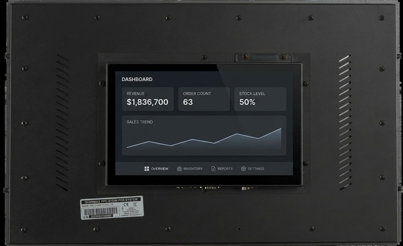 Quanmax PPC-2150M 21.5'' Endüstriyel Panel PC i5 6200U 8GB RAM SSD 6